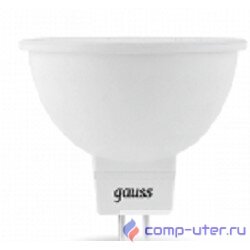 GAUSS 101505205 Светодиодная лампа LED MR16 GU5.3 5W 530lm 4100K 1/10/100 