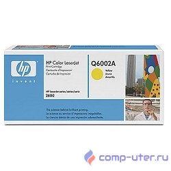 HP Q6002A Картридж ,Yellow{Color LaserJet 2600, Yellow, (2000стр.)}
