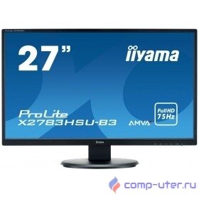 IIYAMA 27" X2783HSU-B3 черный {VA LED 1920x1080 4ms 16:9 3000:1 300cd 178гр/178гр D-Sub HDMI DisplayPort}