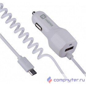 Harper Автомобильное зарядное устройство CCH-3113 white  (1 USB-порт, 2.1А, кабель micro USB)