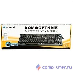 Keyboard A4Tech KR-750, USB, (черный) провод. кл-ра [533409]