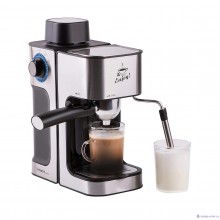 FIRST (FA-5475-2 Black-Bruched) Кофеварка Espresso , 800 Вт, 4 бар, 0.6 л, капучинатор,Black-Bruched