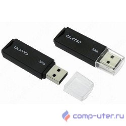 USB 2.0 QUMO 32GB Tropic Black [QM32GUD-TRP-Black] 
