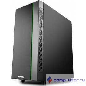 Deepcool MATREXX 55 ATX, Black, LED strip (front), Стекл. фронтальная и боковая панели, Без БП