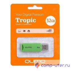 USB 2.0 QUMO 32GB Tropic Green [QM32GUD-TRP-Green] 