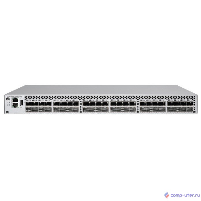 Huawei OceanStor SNS2248 FC Switch,48 Ports (24 ports activated,with 24*16Gb Multimode SFPs),Dual PS (AC)