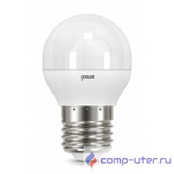 GAUSS 105102207 Светодиодная лампа LED Шар E27 6.5W 550lm 4100K 1/10/100 