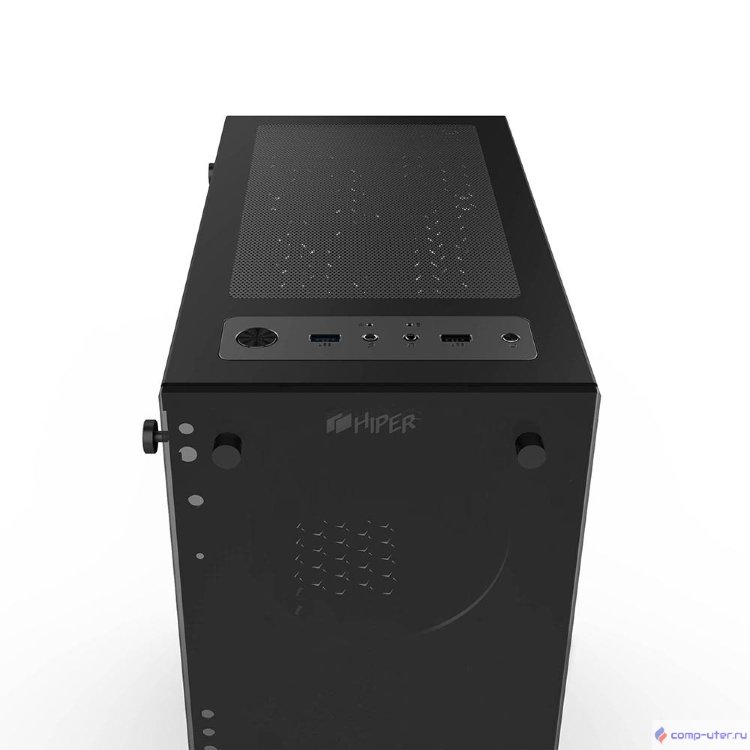CASE HIPER HG-C104 ORCUS (ATX, SPCC0.5, USB3.0+USB2.0, VGA Max 310mm, Black