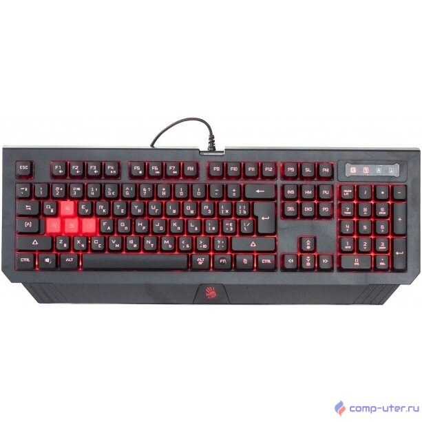 Keyboard A4Tech Bloody B125 Black USB Multimedia Gamer LED [1100985]