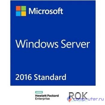 HPE Windows Server 2016 Standard Edition, RU, 16-Core, ROK DVD (Proliant only) (P00487-251)