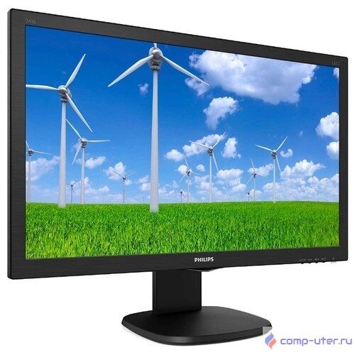 LCD PHILIPS 23.6" 243S5LHMB (00/01) черный {TN 1920x1080 1ms 1000:1 16:9 250cd D-Sub HDMI}