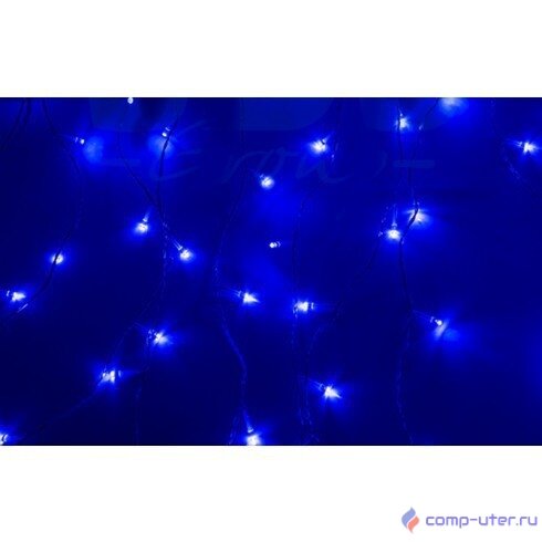Neon-night 235-023 Гирлянда "Светодиодный Дождь"  1,5х1м, свечение с динамикой, прозрачный провод, 230 В, диоды СИНИЕ [235-023]