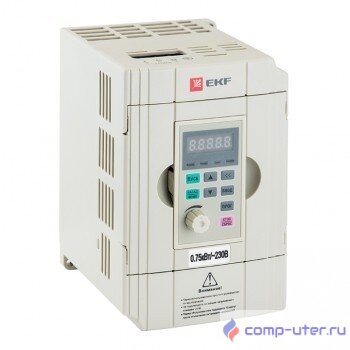 EKF VT100-0R7-1B Преобразователь частоты 0,75/1,5кВт 1х230В VECTOR-100 EKF PROxima