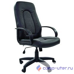 Офисное кресло Chairman 429 Россия экопремиум черный+ткань 20-23 серая (7007095)