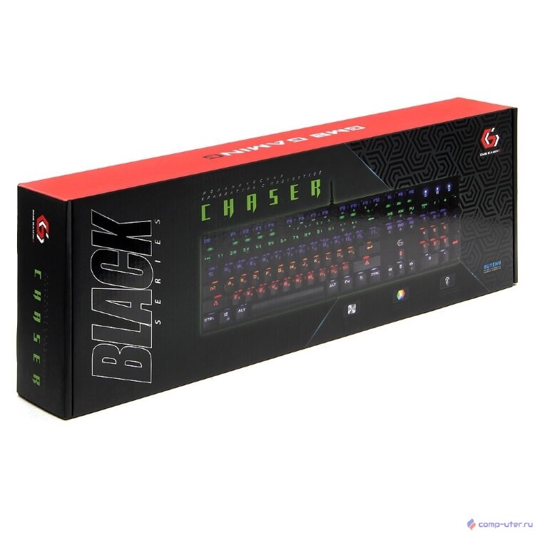 Gembird KB-G550L черная USB Клавиатура игровая механическая