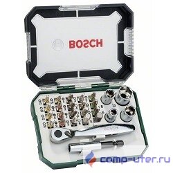 Bosch 2607017322 НАБОР БИТ-26 С КЛЮЧОМ-ТРЕЩЕТКОЙ  PROMOLINE