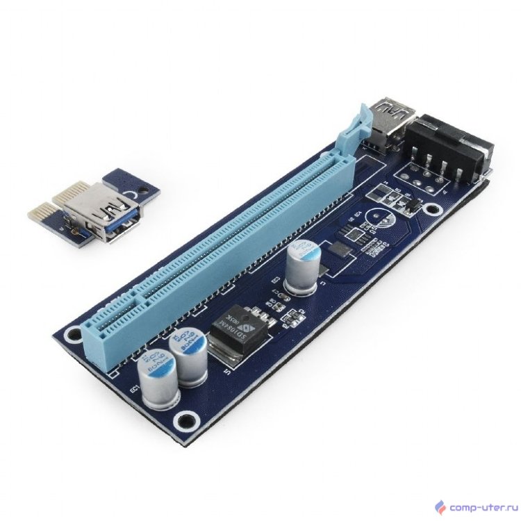 Gembird Контроллер RC-PCIEX-01, райзер-карта расширения PCI-Express интерфейса