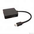 ORIENT Кабель-адаптер Mini DisplayPort M C305B -> HDMI/ DVI-I/ DisplayPort, длина 0.2 метра, черный