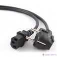 Cablexpert Кабель питания 1.8м, Schuko- C13, 3х1кв.мм, черный, с заземлением, пакет (PC-186-1-1.8M)
