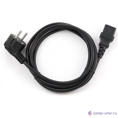 Cablexpert Кабель питания 1.8м, Schuko- C13, 3х1кв.мм, черный, с заземлением, пакет (PC-186-1-1.8M)