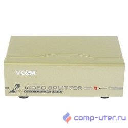 VCOM VDS8015 Разветвитель VGA 1->2-port (VGA15M+2VGA15F)+б.п.