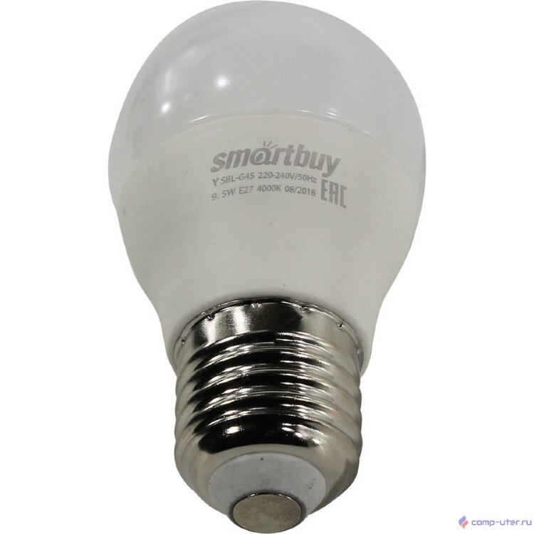 Smartbuy SBL-G45-9_5-30K-E27 Светодиодная (LED) Лампа Smartbuy-G45-9,5W/3000/E27 (SBL-G45-9_5-30K-E27)