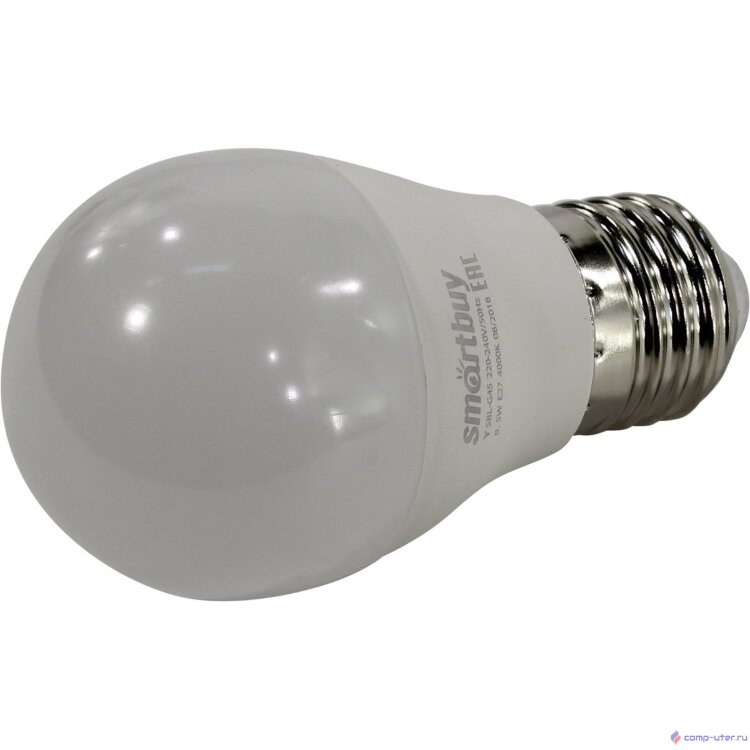 Smartbuy SBL-G45-9_5-40K-E27 Светодиодная (LED) Лампа Smartbuy-G45-9,5W/4000/E27 (SBL-G45-9_5-40K-E27)