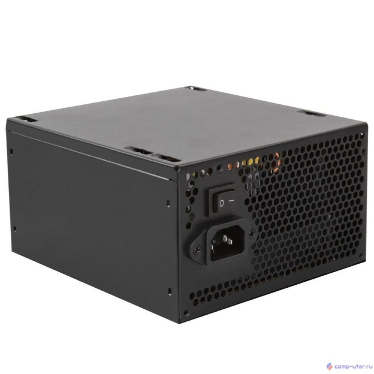 HIPER Блок питания HPT-500 (ATX 2.31, peak 500W, Passive PFC, 120mm fan, power cord, черный) OEM
