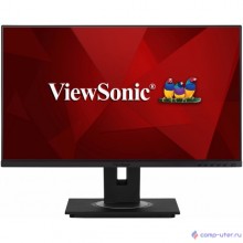 LCD ViewSonic 23.8" VG2455 черный {IPS 1920x1080 75Hz frameless 5ms 178/178 250cd 1000:1 50M:1 D-Sub HDMI DisplayPort USBtypeCx3 Audio speakers} [VS17528]