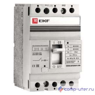 EKF sl99-125-100 Выключатель нагрузки ВН-99 125/100А 3P EKF PROxima