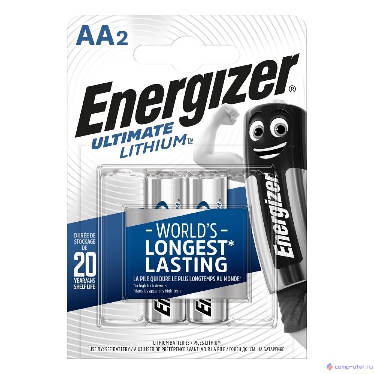 Energizer Ultimate Lithium AA FSB2 (2 шт. в уп-ке)