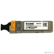 D-Link 330T/10KM/A1A 1000BASE-LX Single-mode 10KM WDM SFP Tranceiver, support 3.3V power, LC connector 