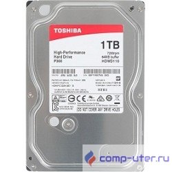 1TB Toshiba (HDWD110UZSVA) P300 {SATA 3, 7200 rpm, 64Mb buffer, 3.5"}