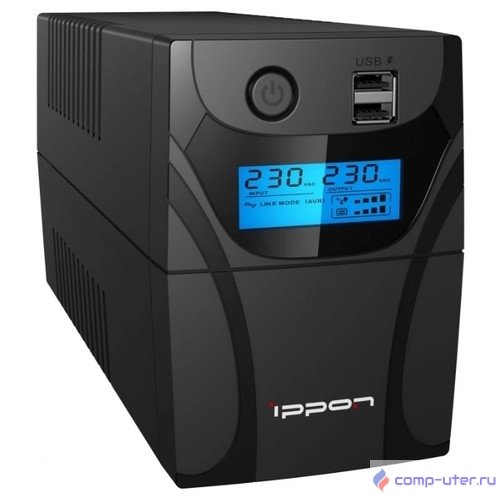 Ippon Back Power Pro II 500 black {1030299}