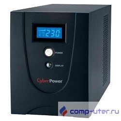 UPS CyberPower V 1500EI LCD VALUE1500EILCD (B) {1500VA/900W USB/RS-232/RJ11/45 (6 IEC)}
