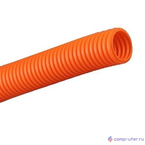 Dkc 71525 Труба ПНД гибкая гофр. д.25 мм , тяжёлая с протяжкой, 50м, цвет оранжевый