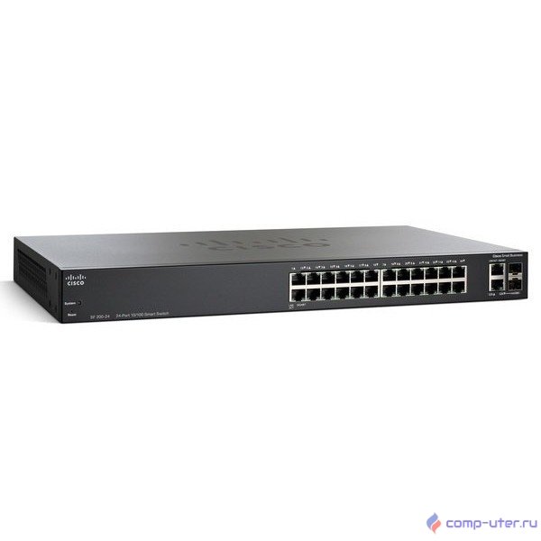 Cisco SB SF350-24P-K9-EU Коммутатор 24-port 10/100 POE Managed Switch