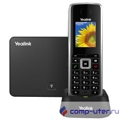 YEALINK W52P DECT Беспроводной телефон (база+трубка) HD звук, до 5 аккаунтов, цветной LCD-дисплей 1.8", поддержка PoE