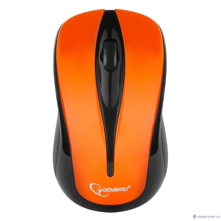 Gembird MUSW-325-O Orange USB {Мышь беспров., 2кн.+колесо-кнопка, 2.4ГГц, 1000 dpi}