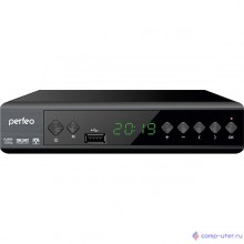 Perfeo DVB-T2/C приставка "STYLE" для цифр.TV, Wi-Fi, IPTV, HDMI, 2 USB, DolbyDigital, пульт ДУ [PF_A4414]
