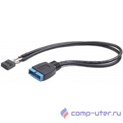 Cablexpert Внутренний USB2 - USB3 кабель, 9pin/19pin, 0.3m (CC-U3U2-01)