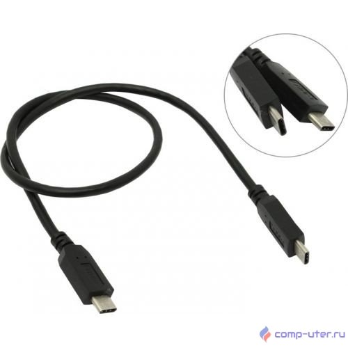 ORIENT  Кабель USB 3.0 Type-C, UC-405  Cm -> Cm (24pin), 0.5 м, черный
