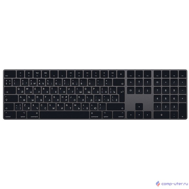 Apple Magic Keyboard with Numeric Keypad - Russian - Space Gray [MRMH2RS/A]