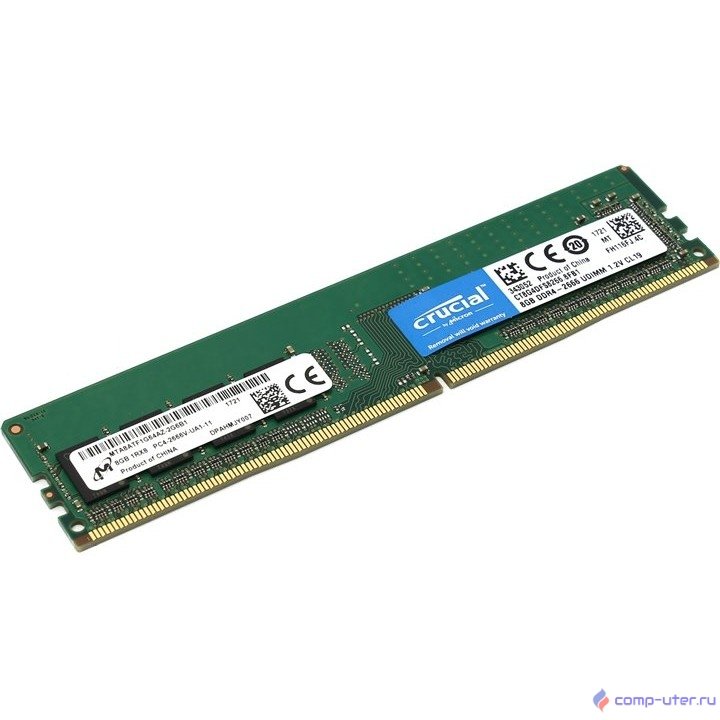 Crucial DDR4 DIMM 8GB CT8G4DFS8266 PC4-21300, 2666MHz, SRx8