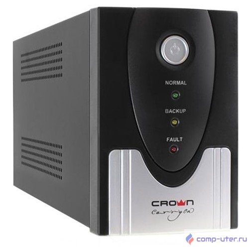 CROWN ИБП CMU-SP800IEC USB {(1x12V.9AH) 8*IEC С13 + 1*IEC С13 bybass, порт USB, LCD-экран} 