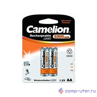 Camelion  AA-2300mAh Ni-Mh BL-2 (NH-AA2300BP2, аккумулятор,1.2В)